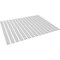 Ekena Millwork 48H x 3/8T Adjustable PVC Slat Wall Panel Kit w/ 3W Slats, Unfinished contains 15 Slats SWP60X48X0375UN - alternate 3